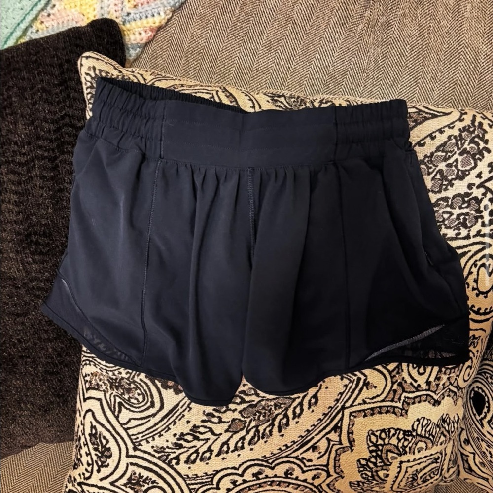 Lululemon Athletica Blue Athletic Shorts with Elastic Waistband